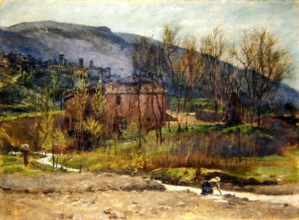 Toszkán falu alkotó: Edith Ridley Corbet