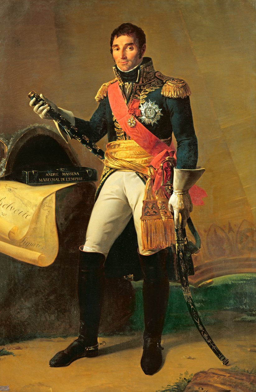 Andre Massena portréja, 1853 körül alkotó: Edme Adolphe Fontaine