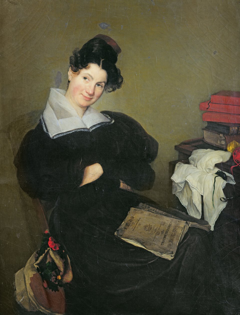 Madame Bail portréja, 1830 körül alkotó: Edme Jean Pigal