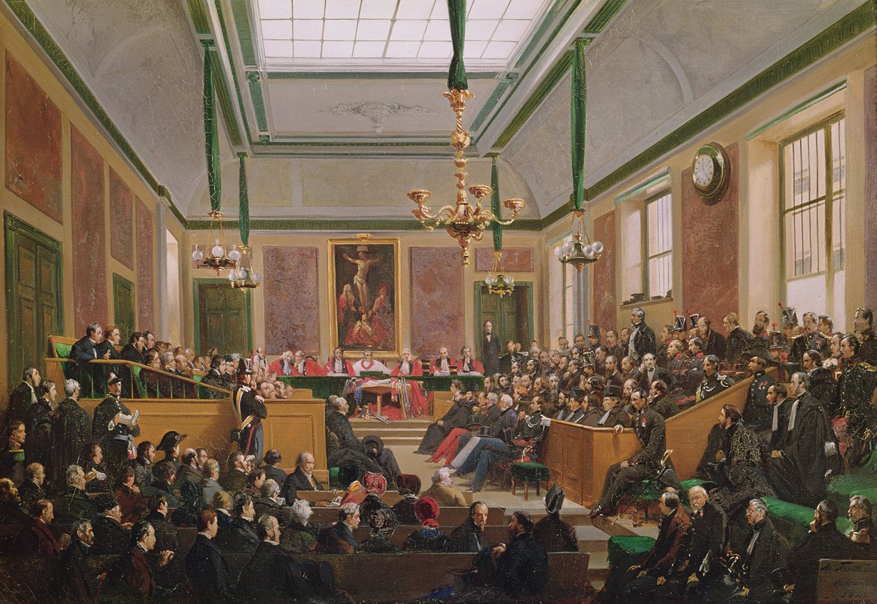 Versailles-i Legfelsőbb Bíróság, 1849. március 7 alkotó: Edme Adolphe Fontaine