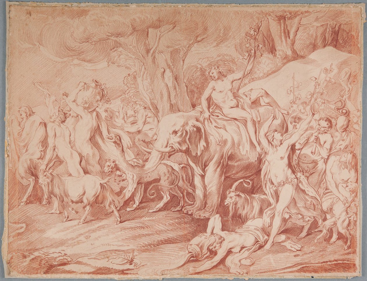 Triumphzug des Bacchus alkotó: Edmé Bouchardon