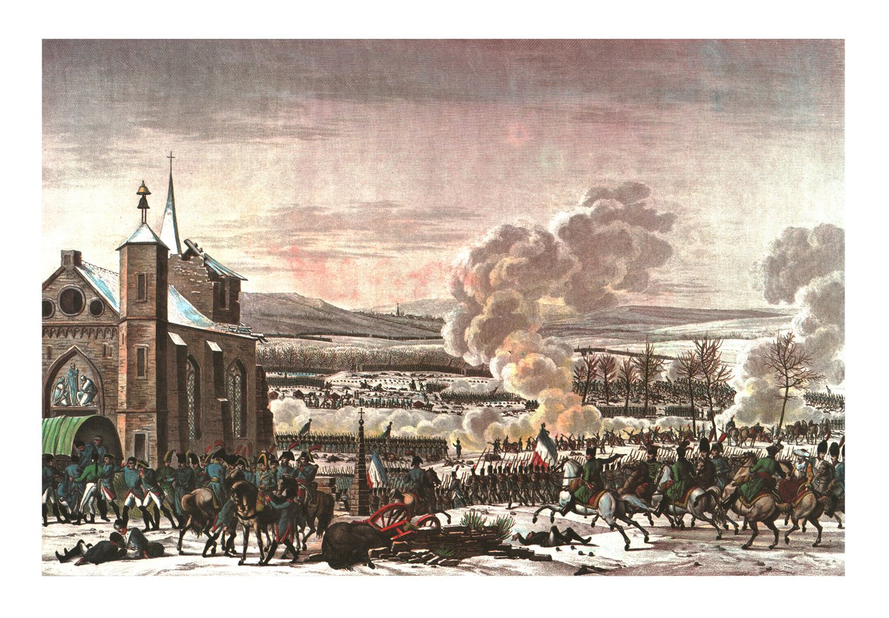 Az eilaui csata, 1807. február 9., 1850 alkotó: Edme Bovinet