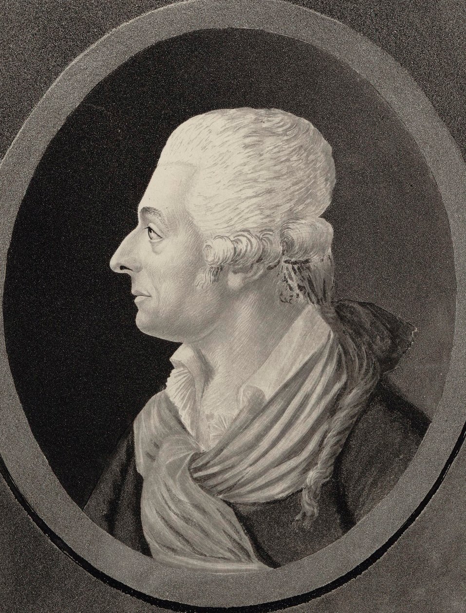 Antonio Sacchini 1730-1786, 1810 zeneszerző portréja. alkotó: Edme Quenedey
