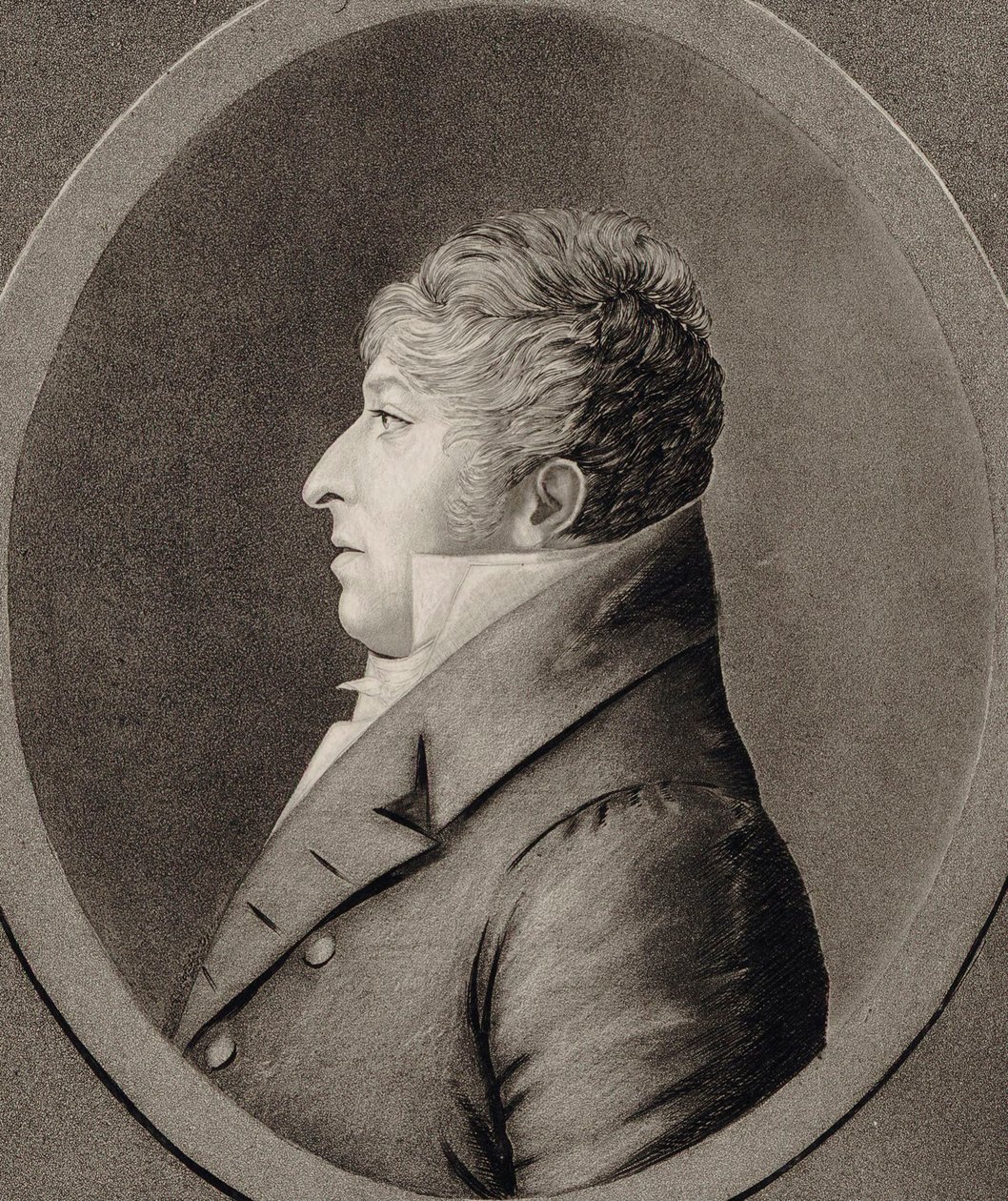 Rodolphe Kreutzer zeneszerző portréja 1766-1831, 1809. alkotó: Edme Quenedey