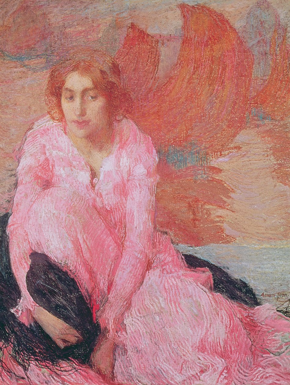 Lady in Rose alkotó: Edmond François Aman Jean