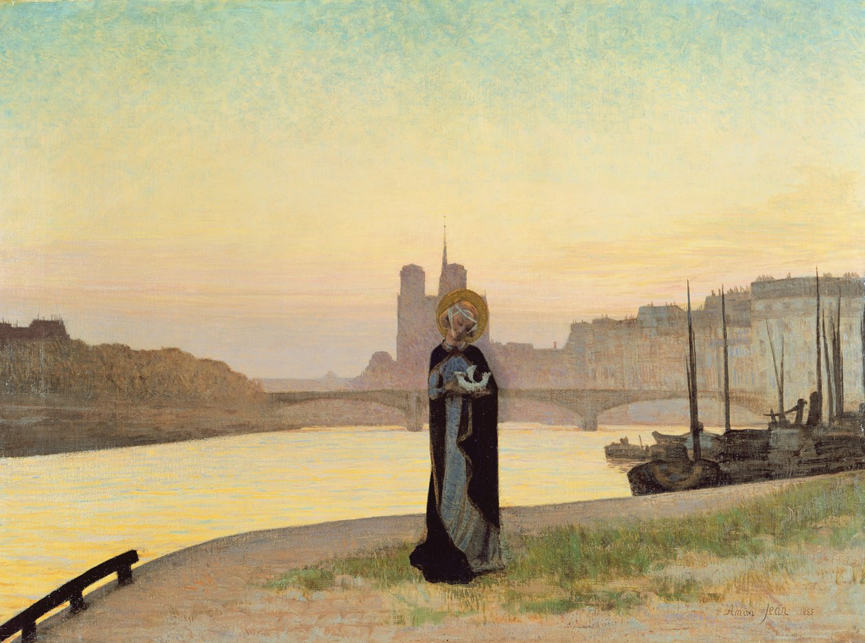 St. Genevieve, 1885 alkotó: Edmond François Aman Jean