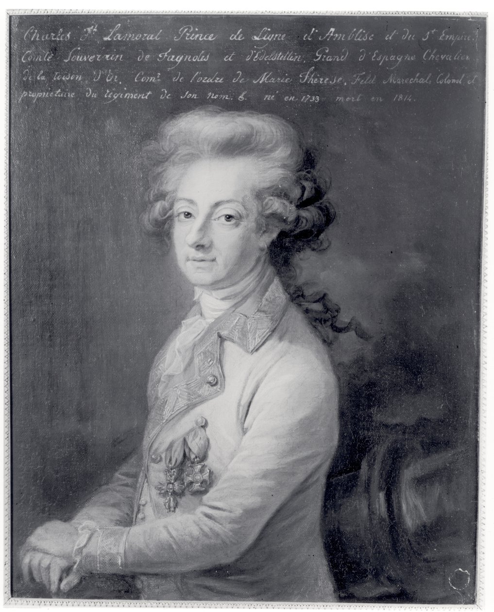 Charles-Joseph marsall (1735-1814) vonal hercegének portréja alkotó: Edmond Leclerq