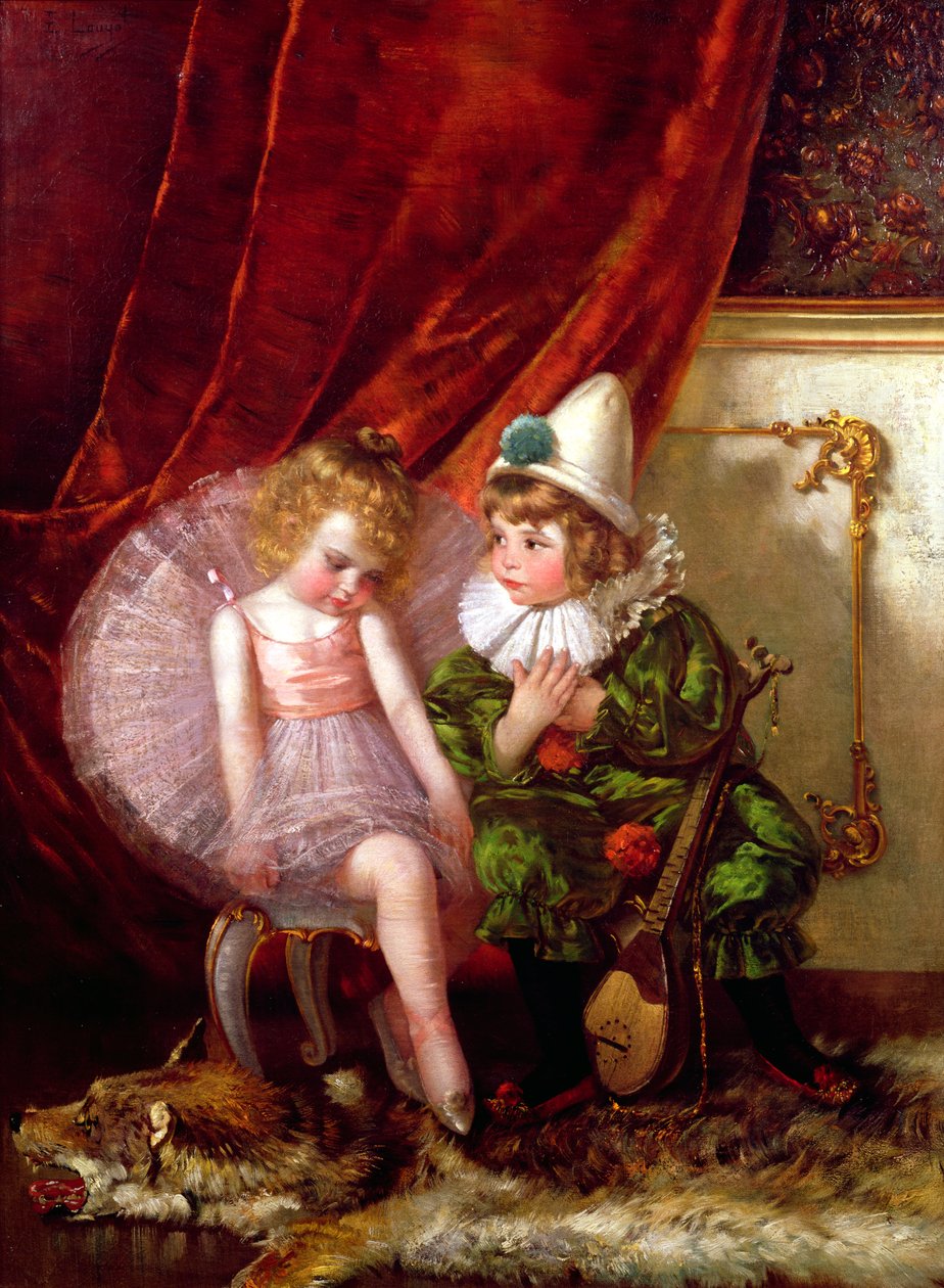 Pierrot és Pierrette alkotó: Edmond Louyot