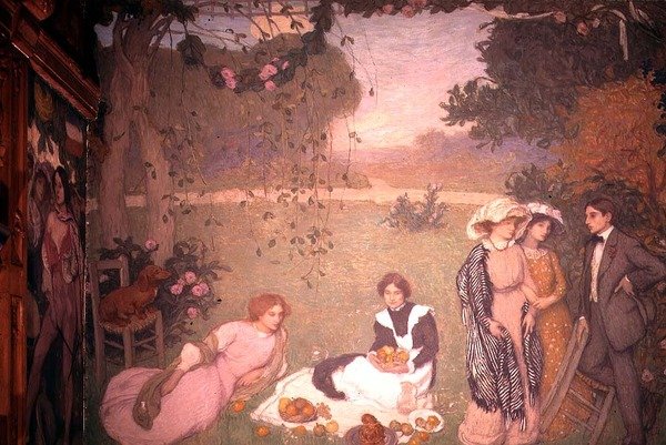 Ebéd a füvön alkotó: Edmond François Aman Jean