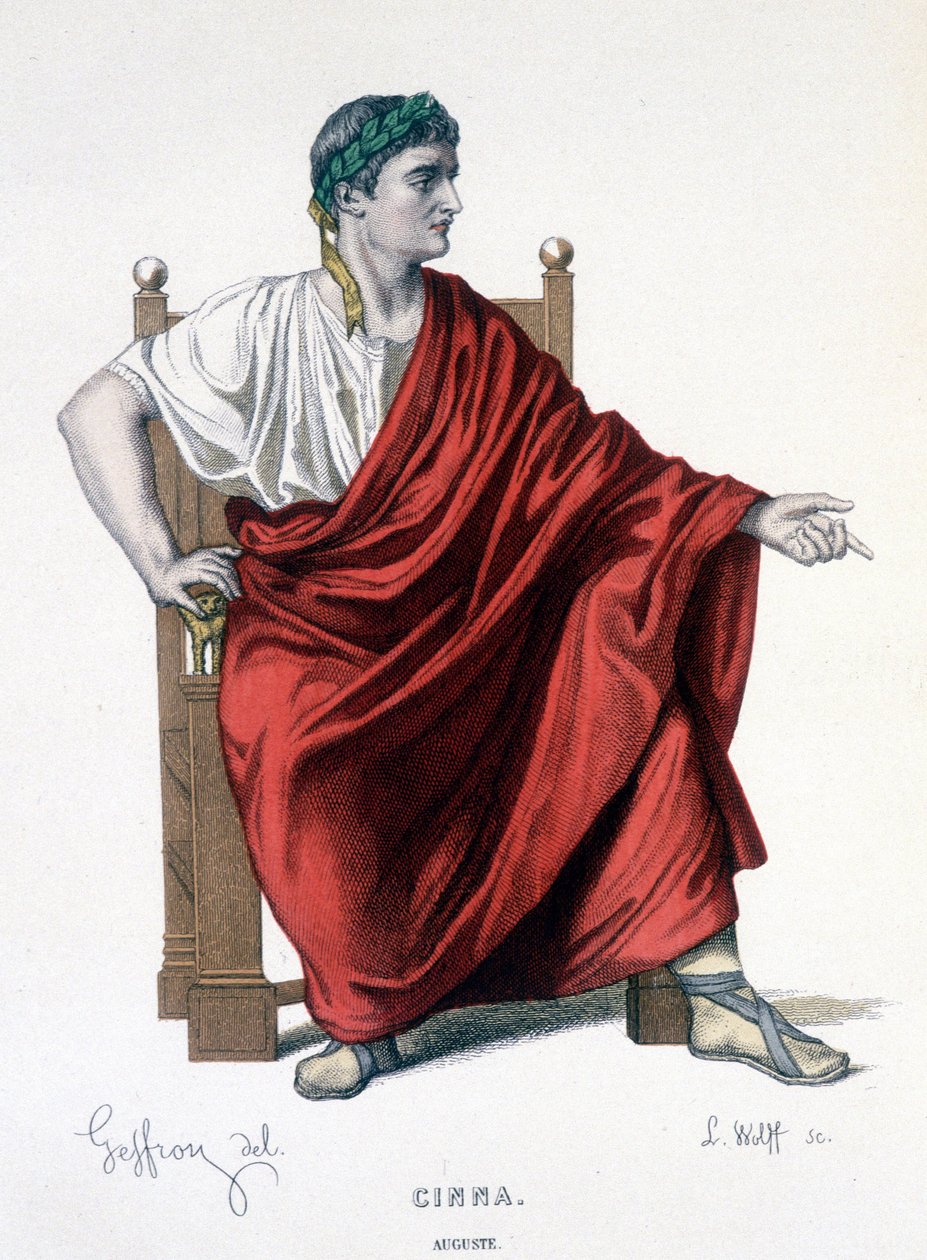 Augustus karaktere a Cinna (ou la clemence d