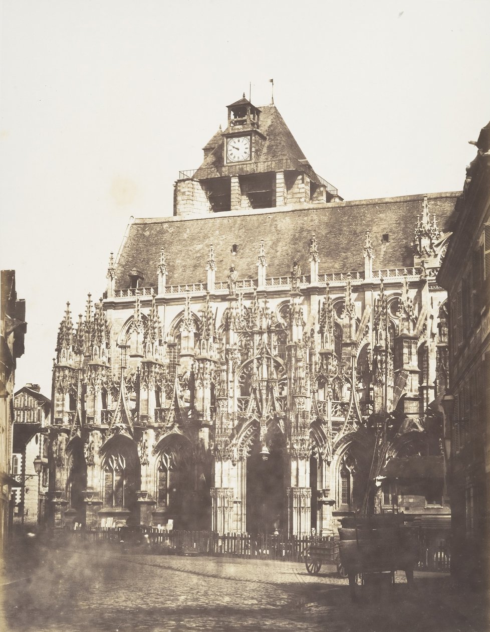 Louviers-székesegyház, általános kép, 1852-54. alkotó: Edmond Bacot