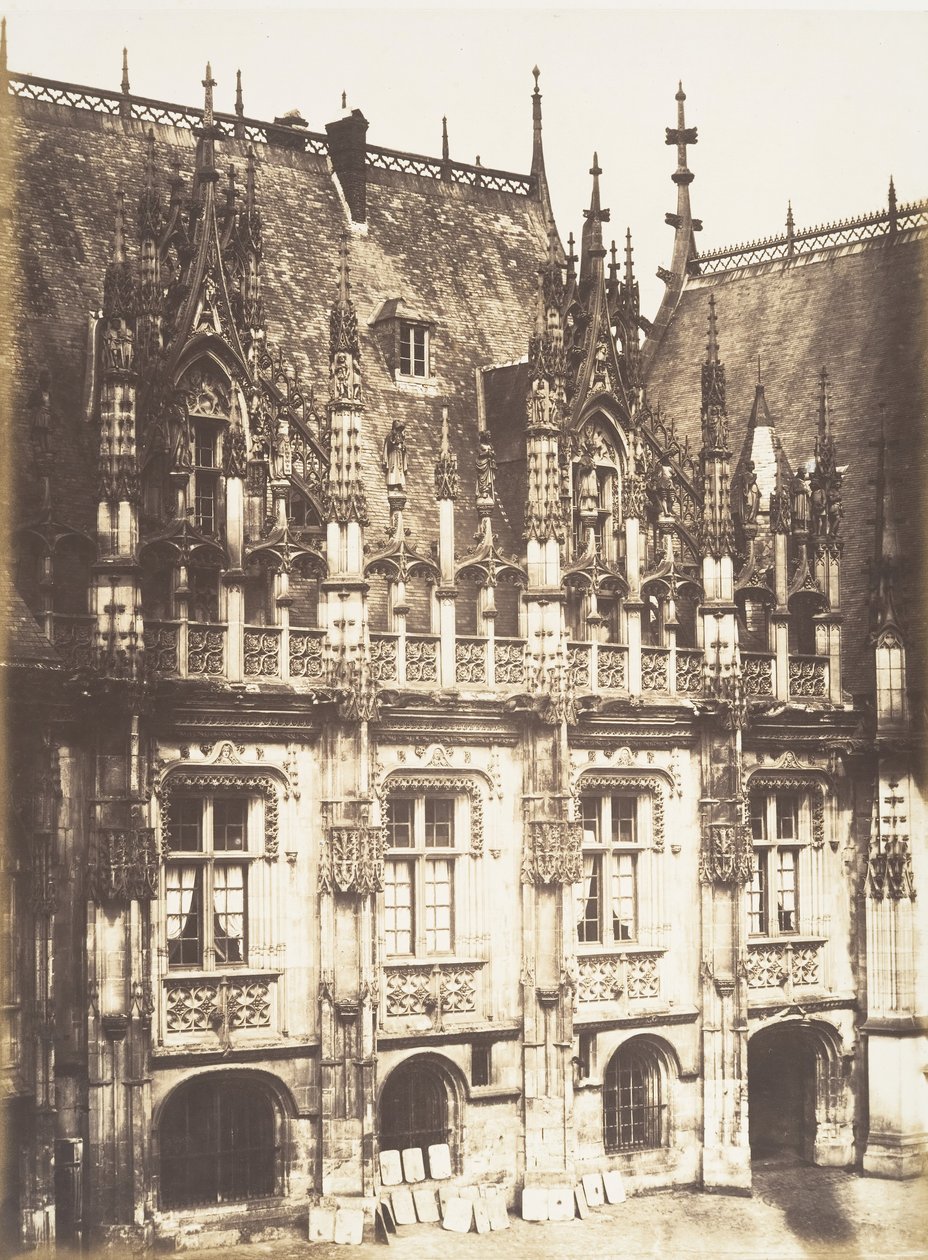 A Palais de Justice töredéke, Rouen, 1852-54. alkotó: Edmond Bacot