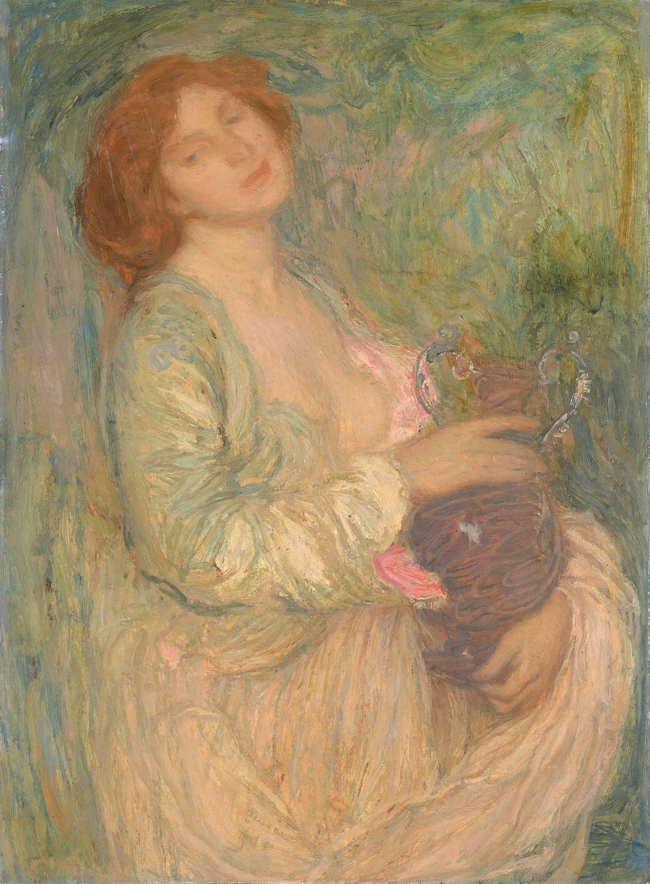 Nő vázával, 19. század vége-XX. század eleje. alkotó: Edmond François Aman Jean
