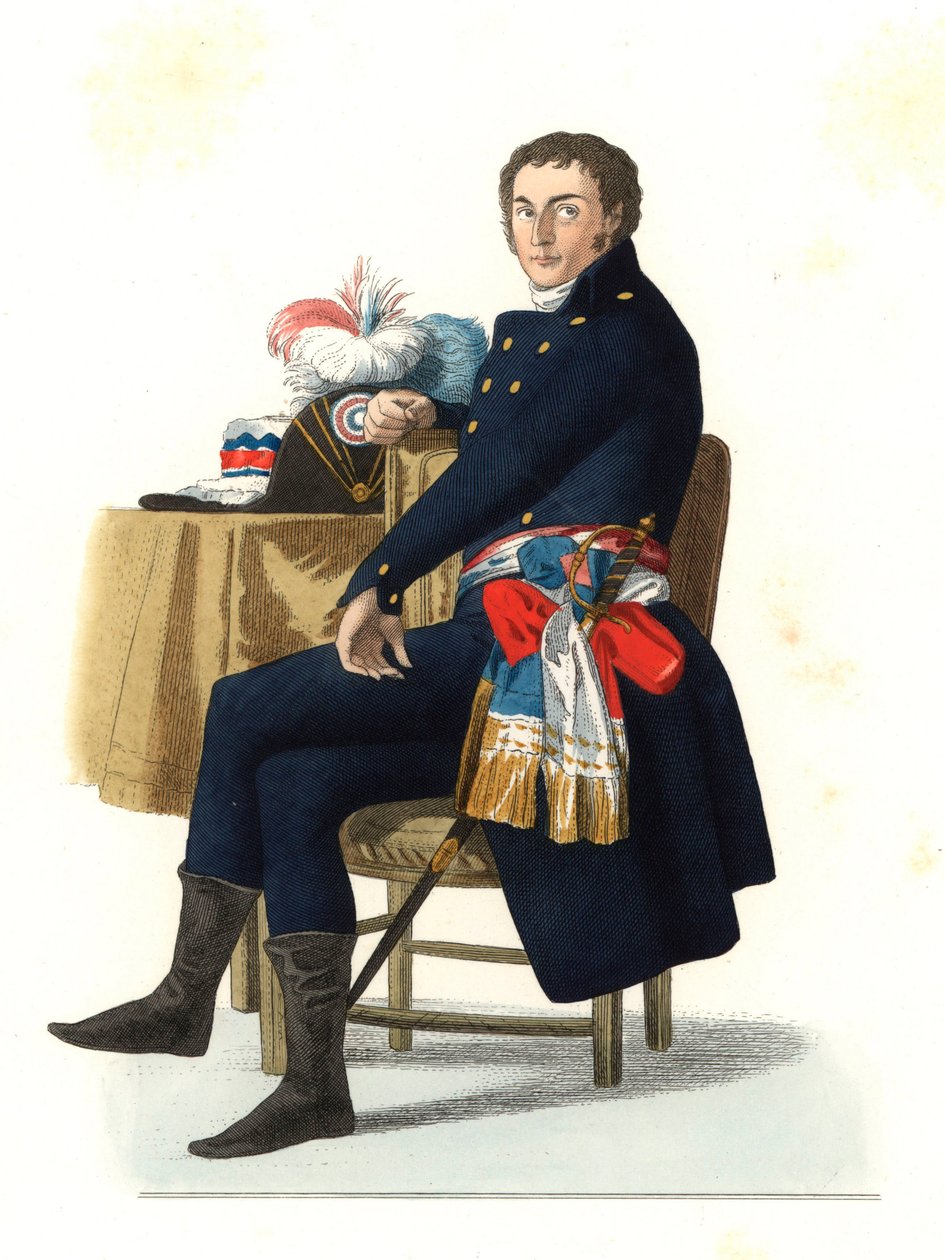 Ferdinand Guillemardet (1765-1809), a Francia Köztársaság spanyolországi nagykövete, 18. század, Francisco Goya (1746-1828) 1798-as festménye alapján - Edmond Lechevallier-Chevignard (1825-1902) Georges illusztrációjának litográfiája Duorges Ples alkotó: Edmond Lechevallier Chevignard