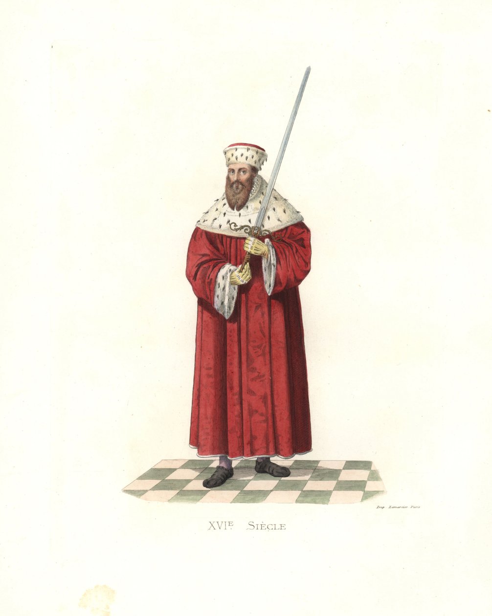 Bátor Maurice, Szászország választófejedelme (1521-1553) alkotó: Edmond Lechevallier Chevignard