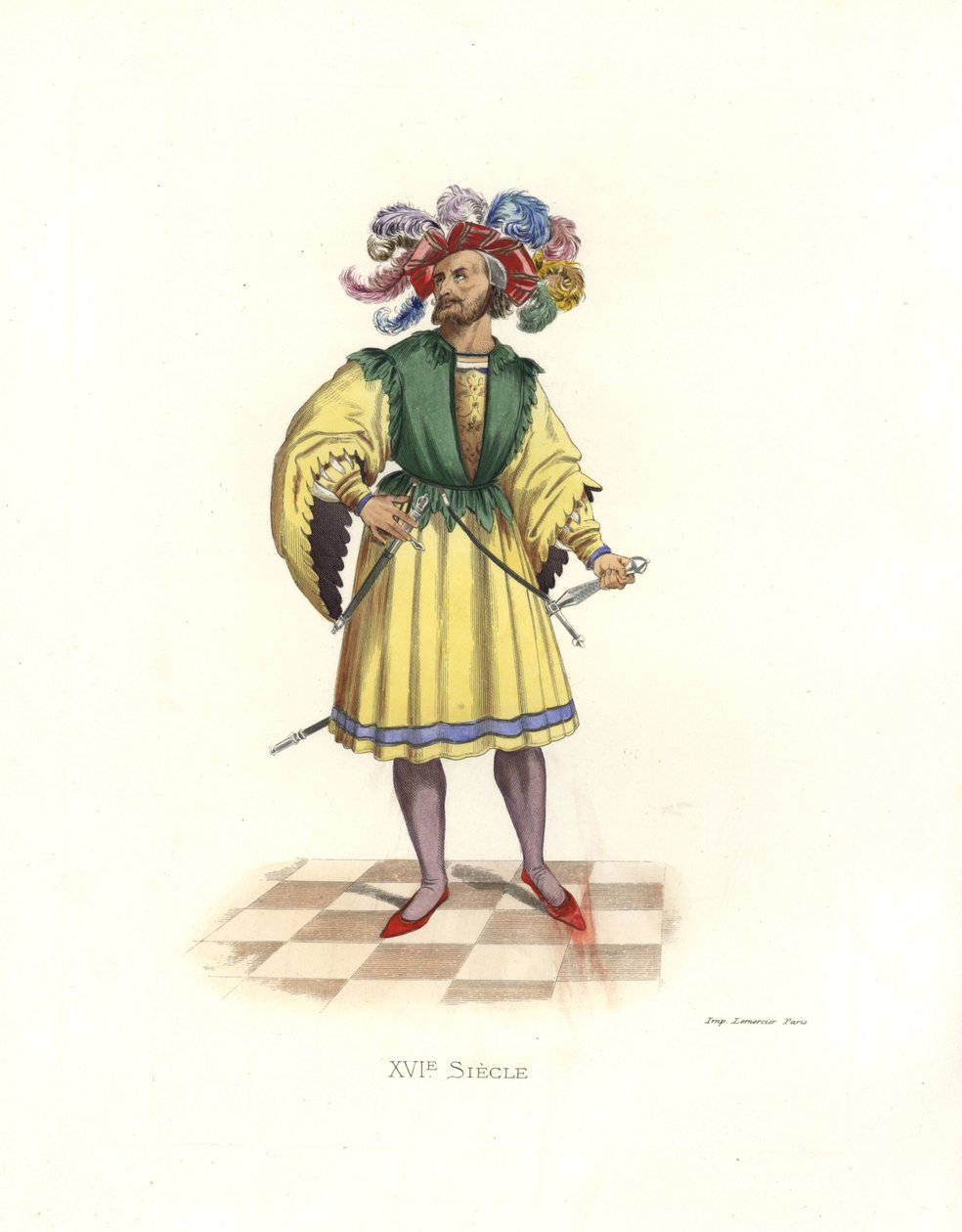 Nürnbergi patrícius alkotó: Edmond Lechevallier Chevignard