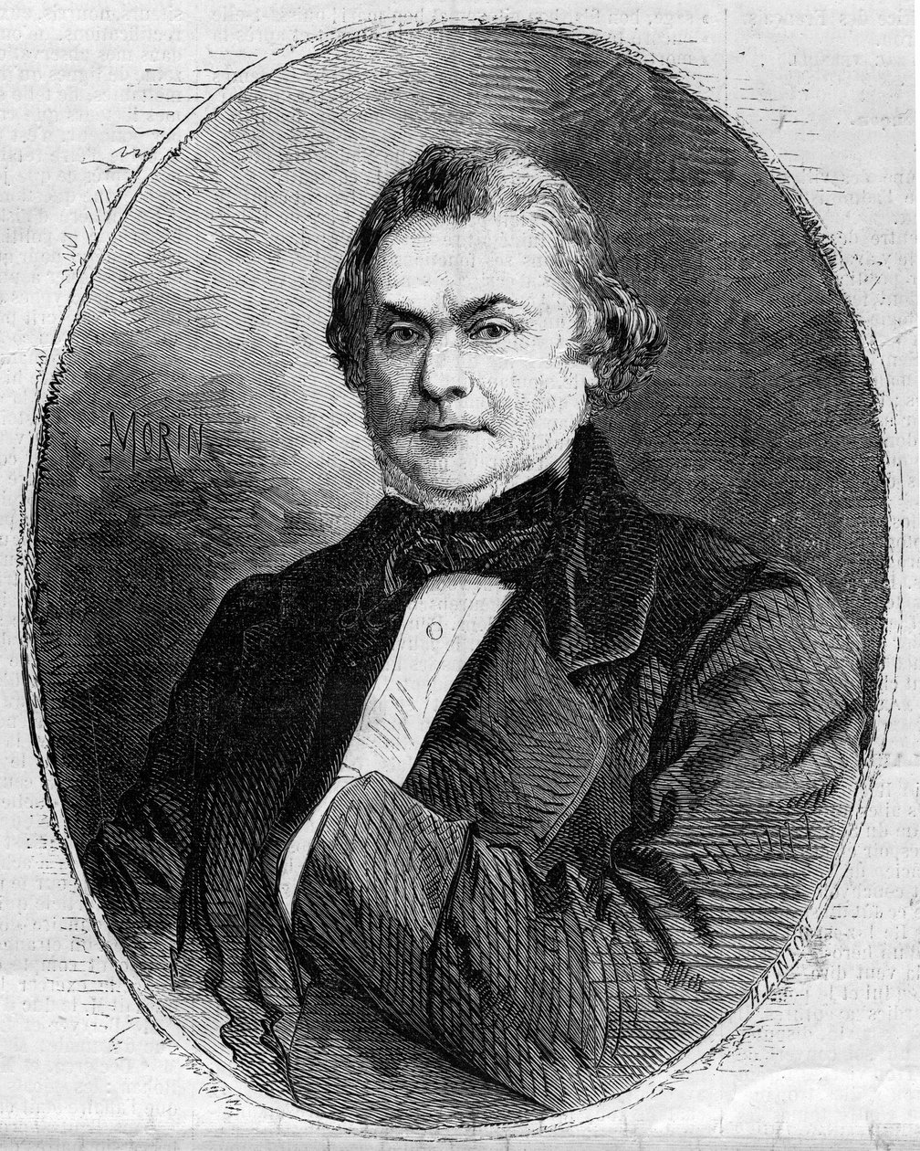 Claude Alphonse Delangle (1797-1869) francia bíró és politikus portréja. Morin metszete az 1858. június 26-i „” The Illustrous World” 63. számában. alkotó: Edmond Morin