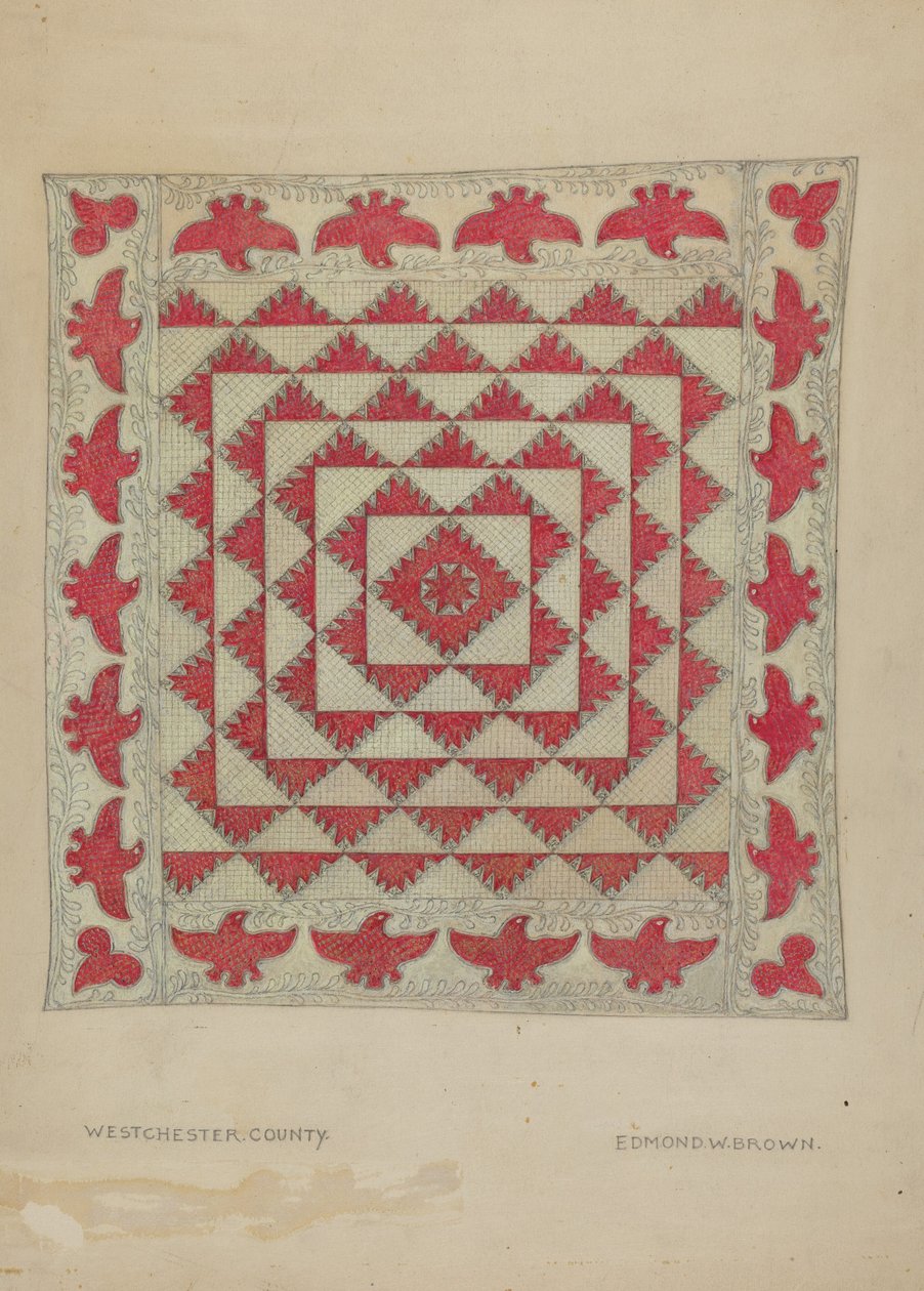 Patchwork paplan alkotó: Edmond W. Brown