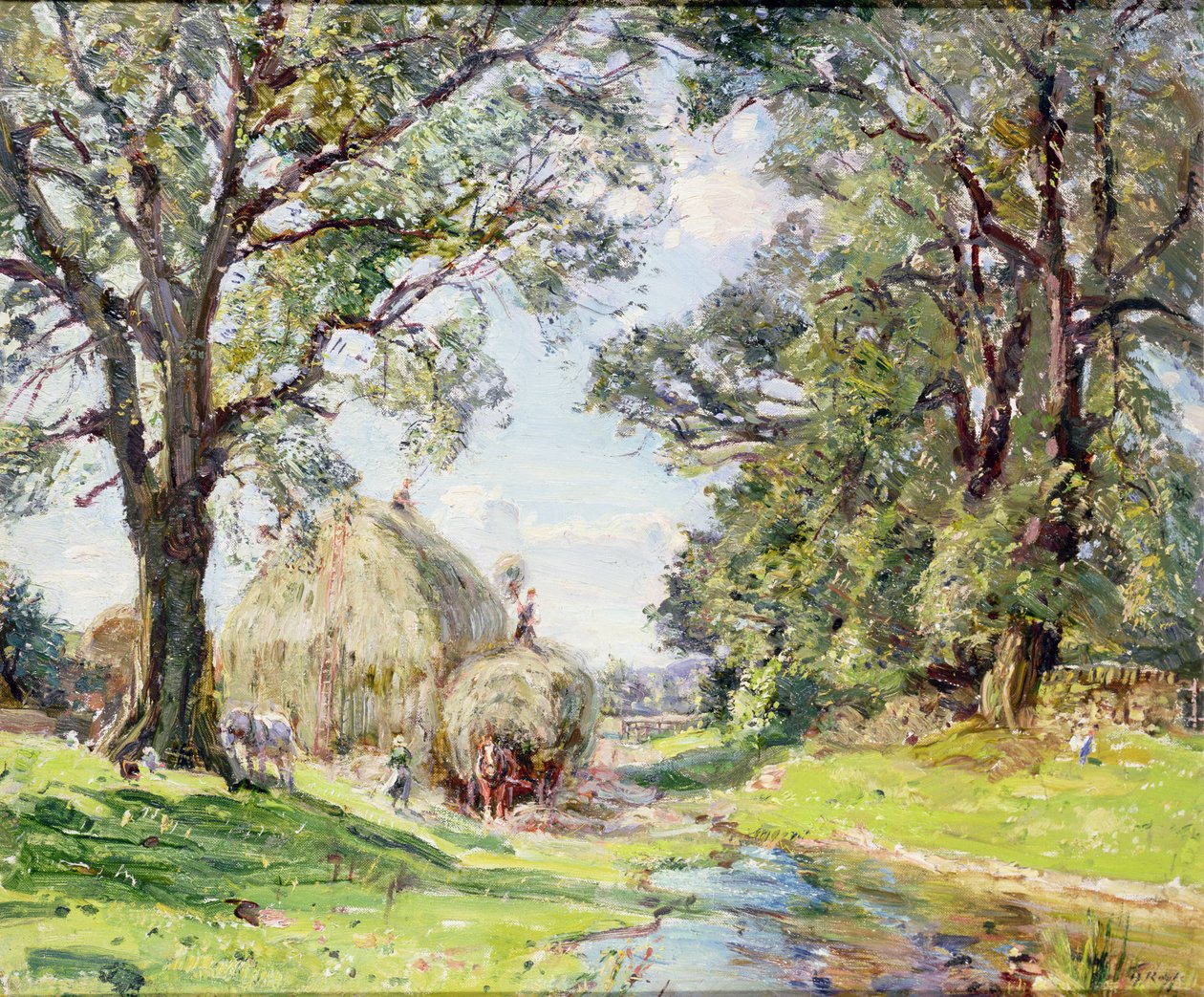 Surrey táj alkotó: Edmund George Warren