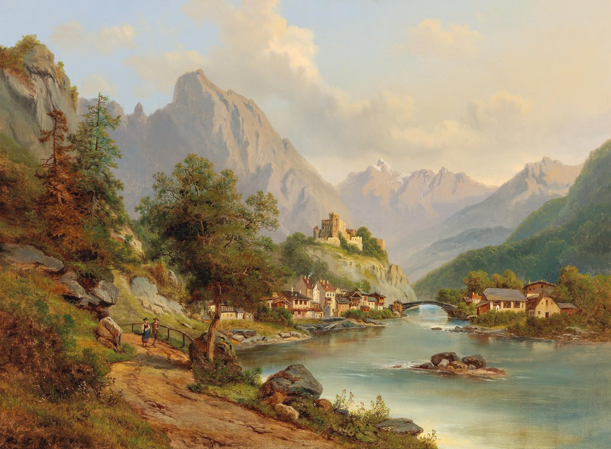 Kilátás Landeck, Pustertal alkotó: Edmund Höd
