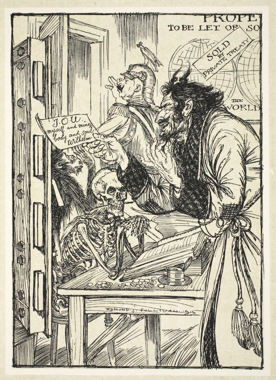 Alku az ördöggel ("Magánmegállapodással: The whole of that desirable Property known as the Earth"), illusztráció a The Kaiser