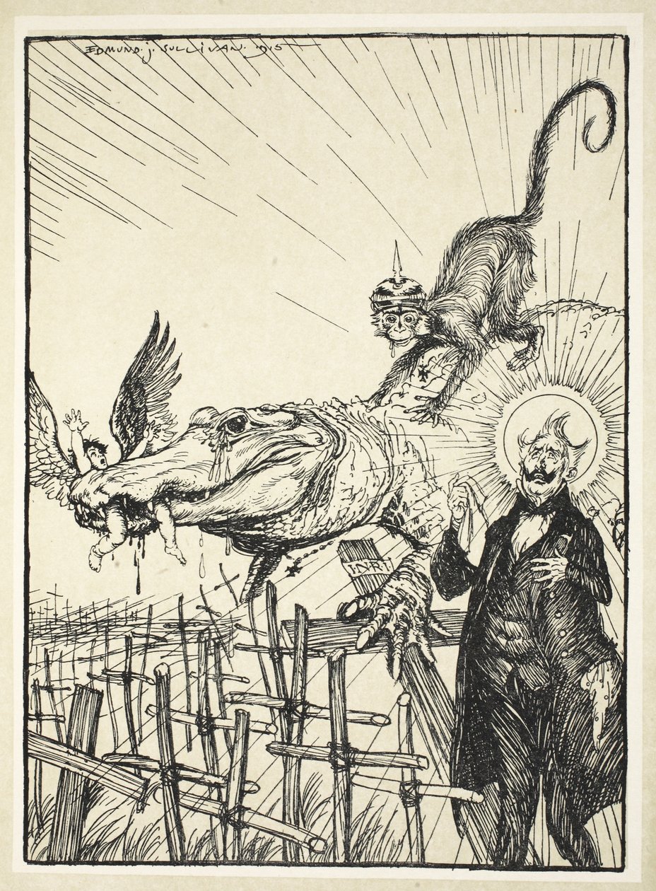 Krokodilkönnyek, illusztráció a The Kaiser