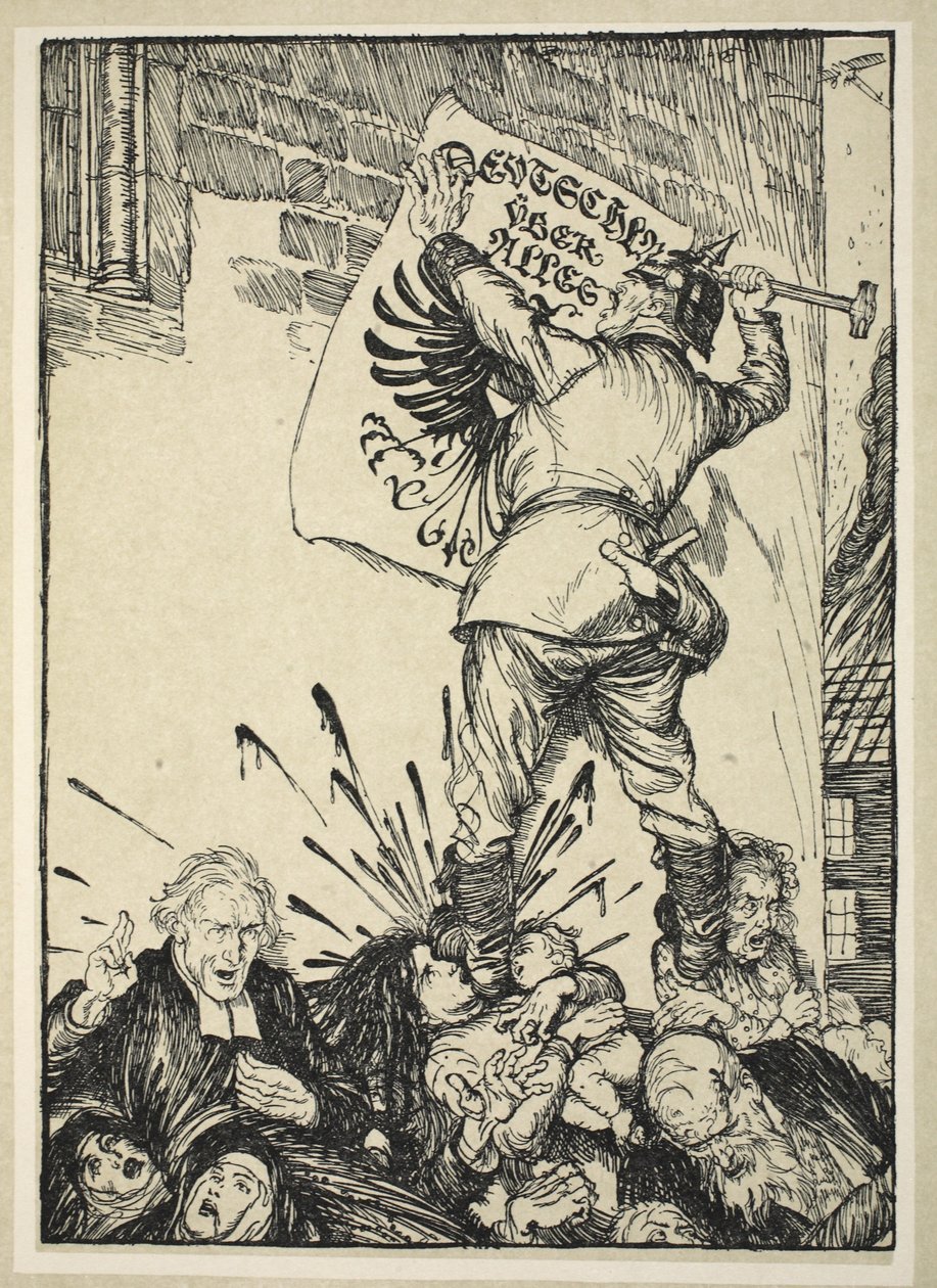Deutschland Uber Alles, illusztráció a The Kaiser