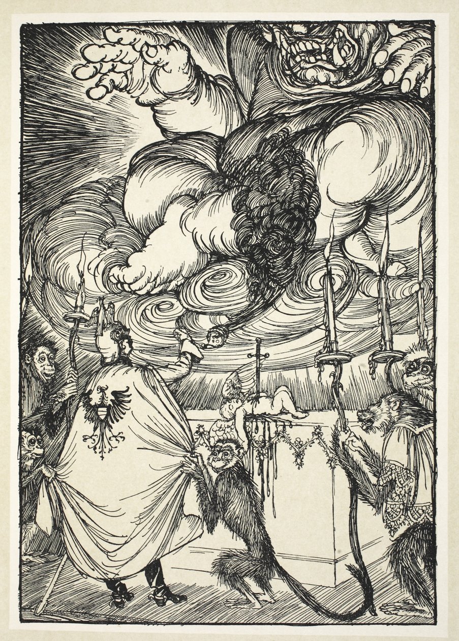 The Black Mass No. 2 (The Celebrant and the Master of Ceremónia), illusztráció a Kaiser