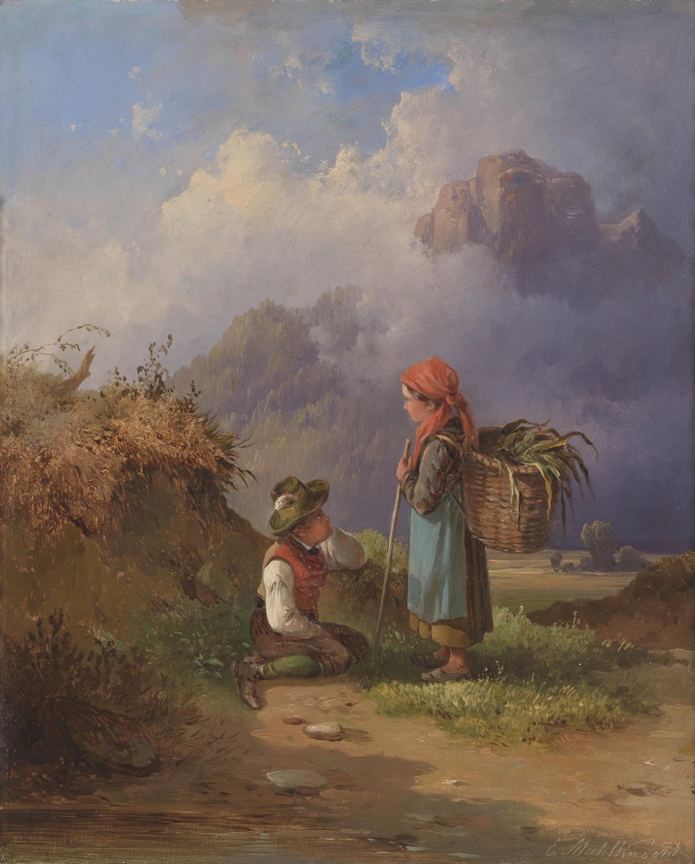 Tyúk Rast alkotó: Edmund Mahlknecht