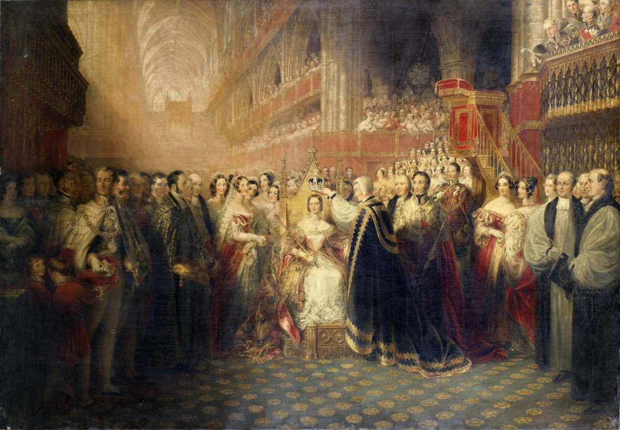 Viktória királynő koronázása, 1838 alkotó: Edmund Thomas Parris