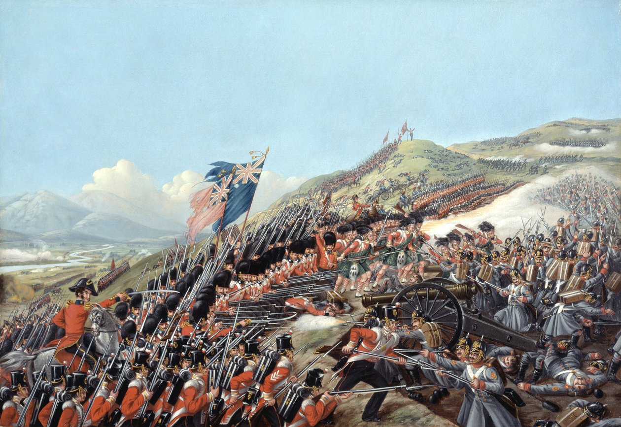 Az almai csata 1854. szeptember 20-án alkotó: Edmund Walker