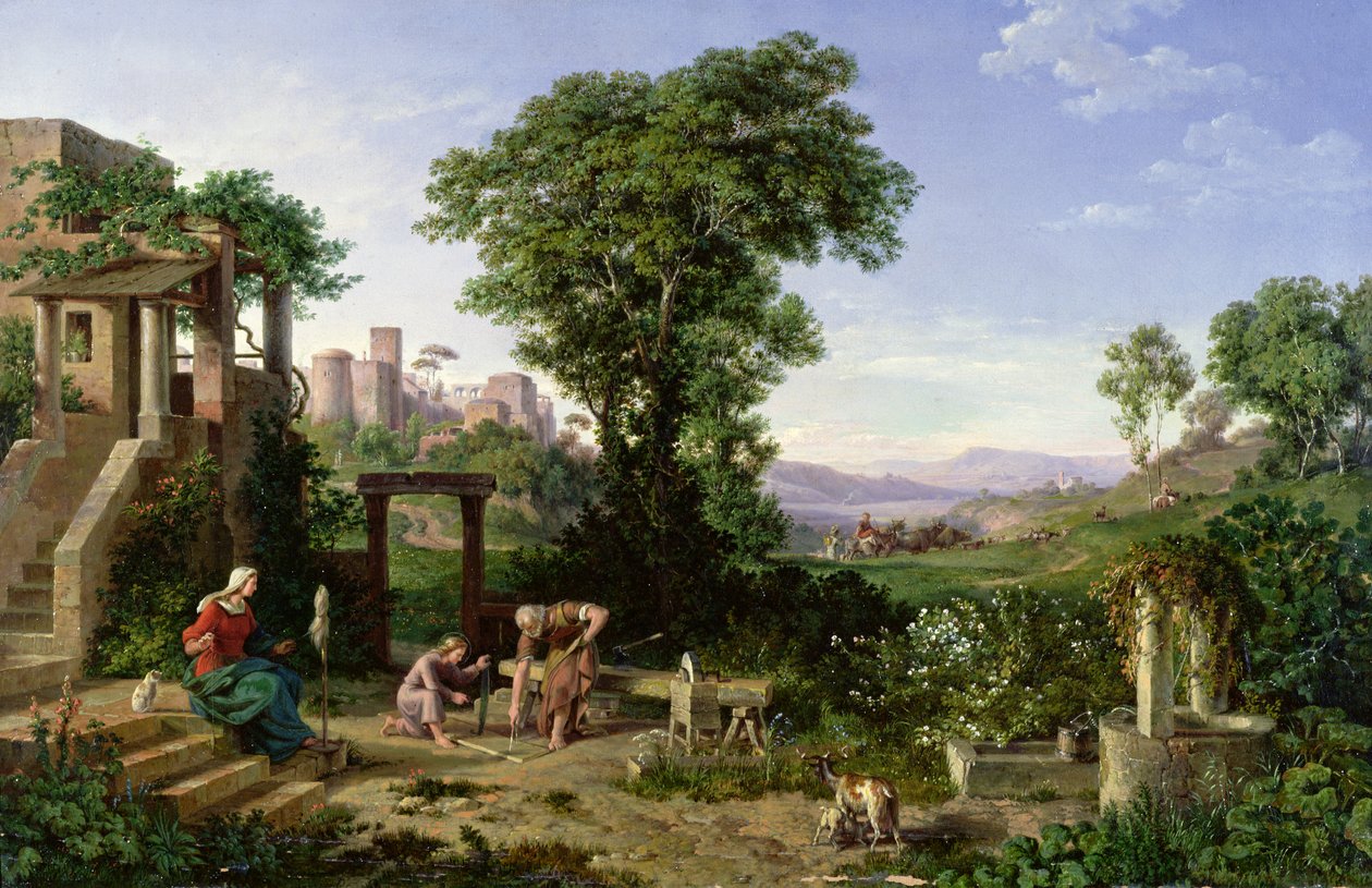 Asztalos Krisztus, 1860 alkotó: Edmund Worndle von Adelsfried