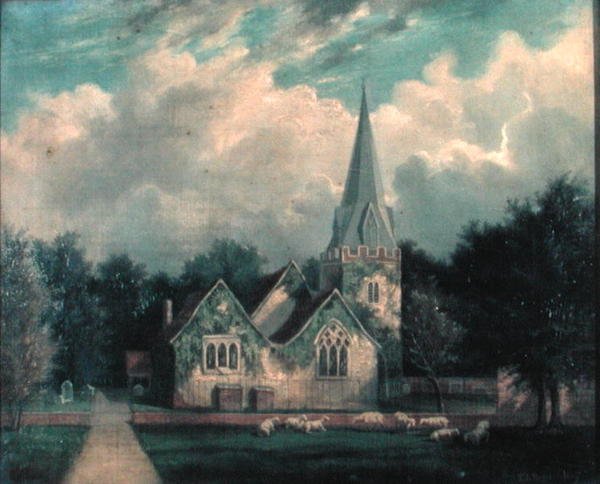 Stoke Poges templom alkotó: Edmund Birckhead Bensell