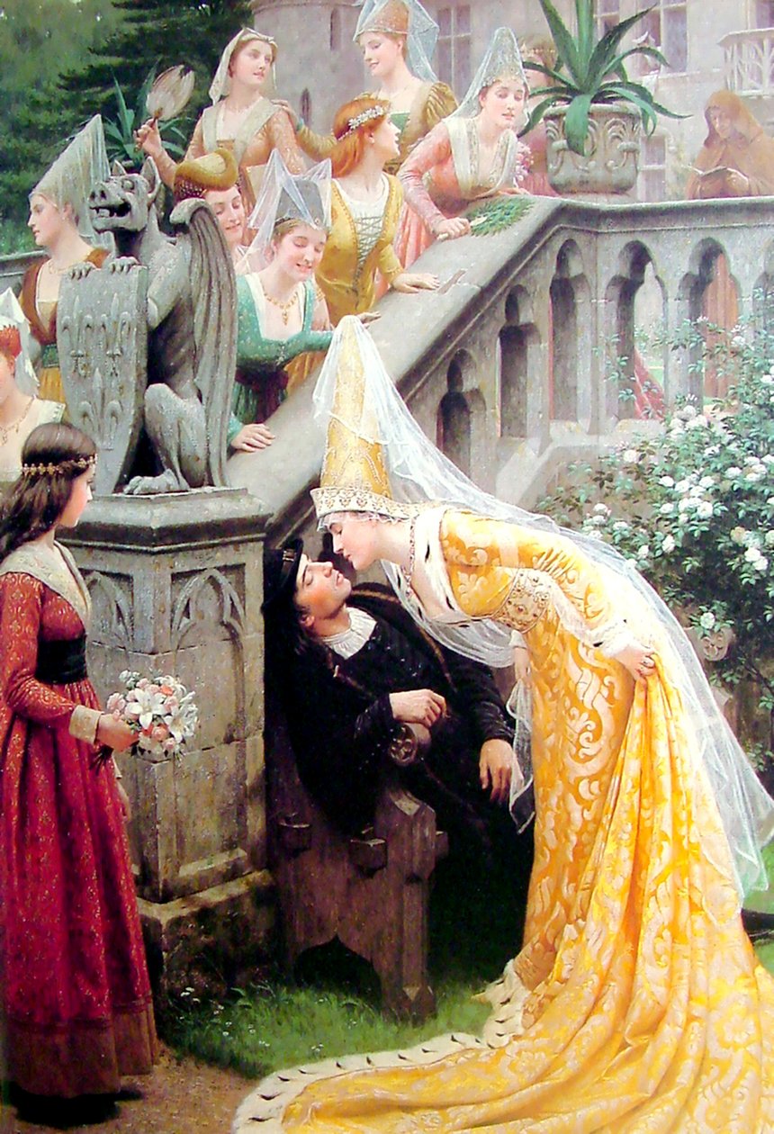 Alain Chartier, 1903. alkotó: Edmund Blair Leighton