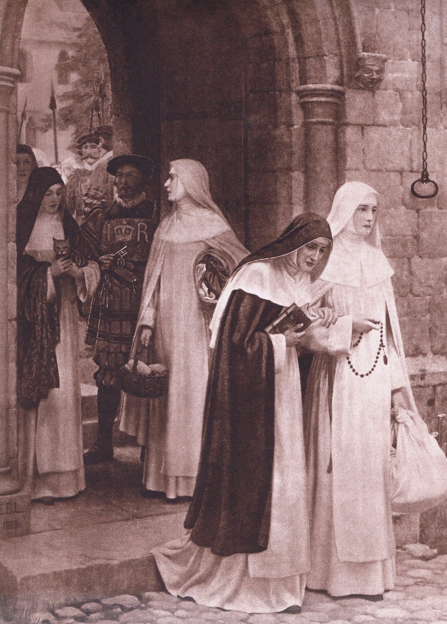 Kilakoltatva, a MacMillan iskolai plakátokról, 1950-60-as évek (litho) alkotó: Edmund Blair Leighton