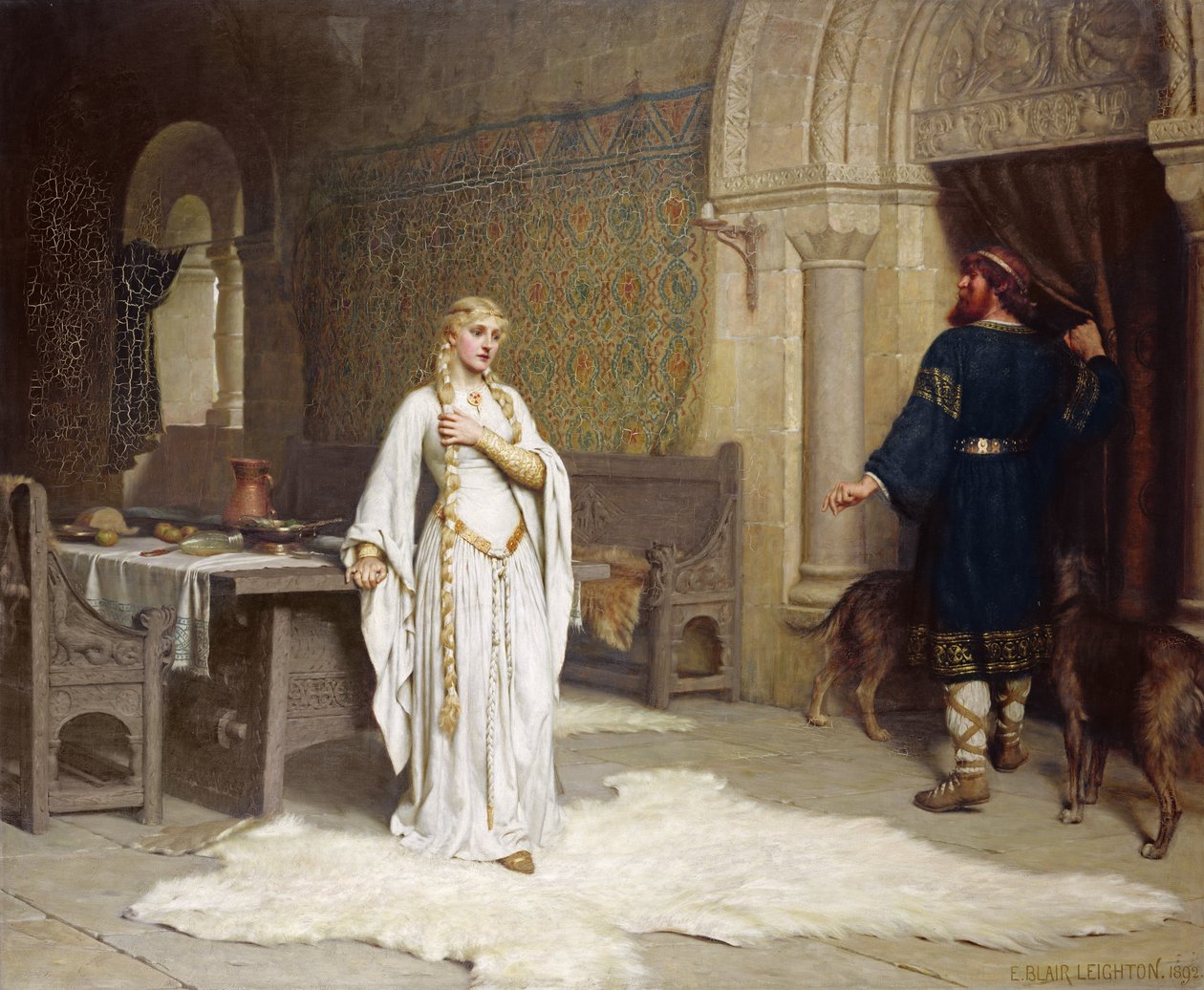 Lady Godiva alkotó: Edmund Blair Leighton