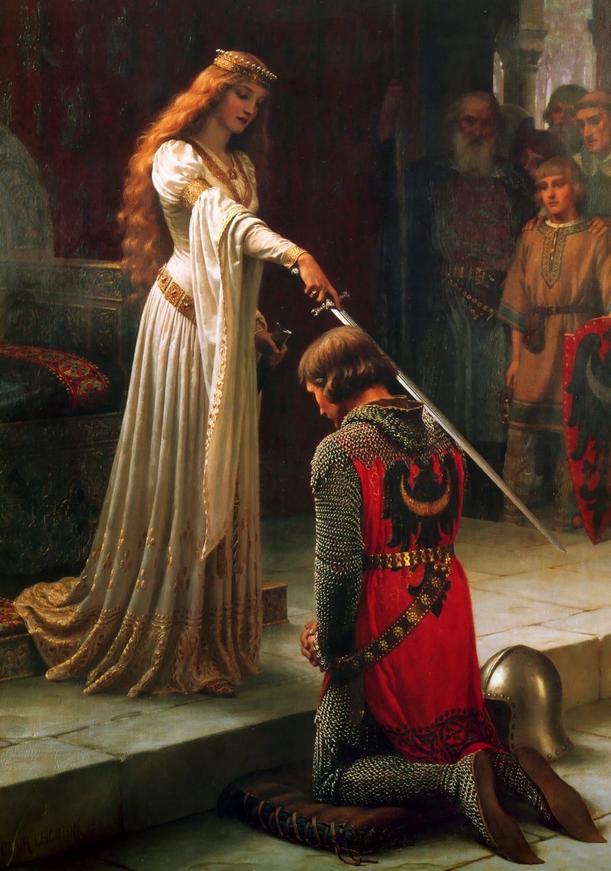 Az elismerés, 1901. alkotó: Edmund Blair Leighton