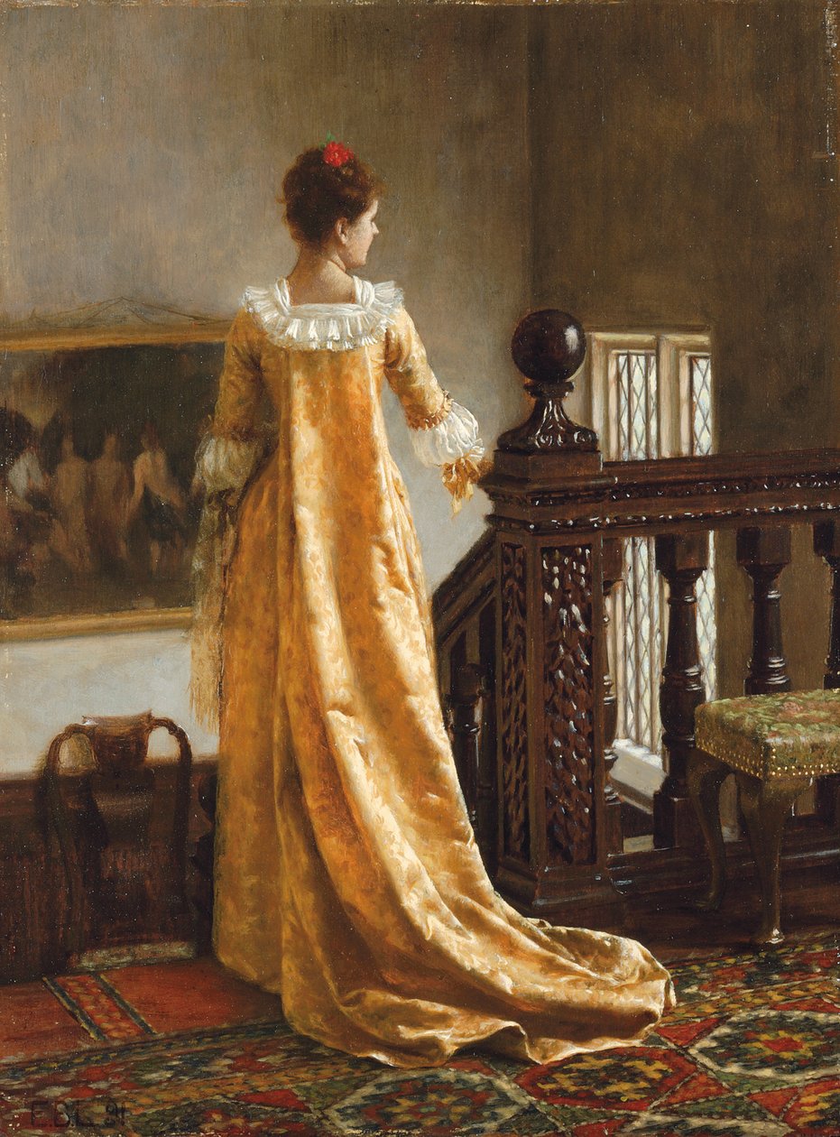 Az aranyvonat, 1891 alkotó: Edmund Blair Leighton