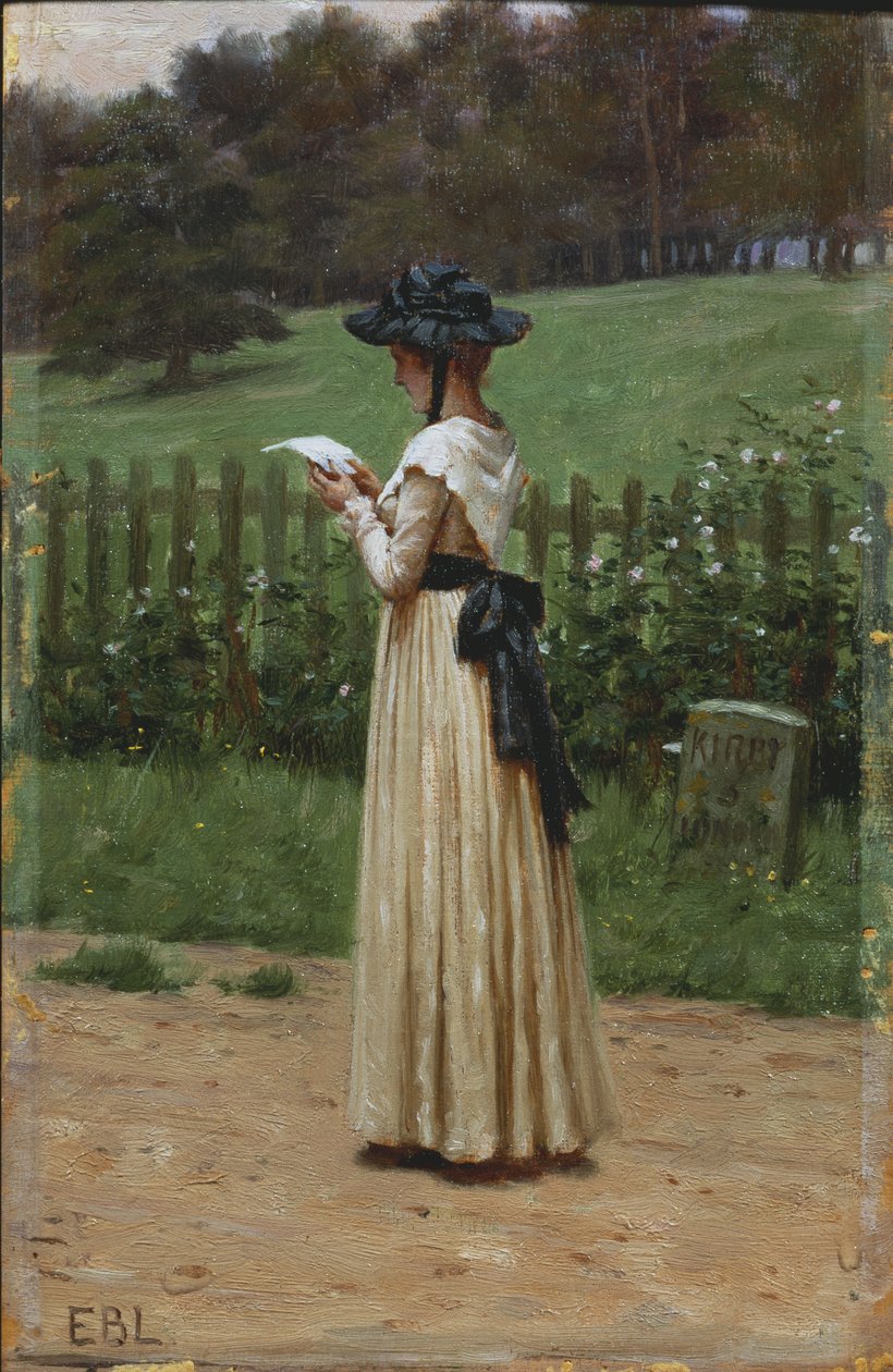 A szerelmes levél alkotó: Edmund Blair Leighton