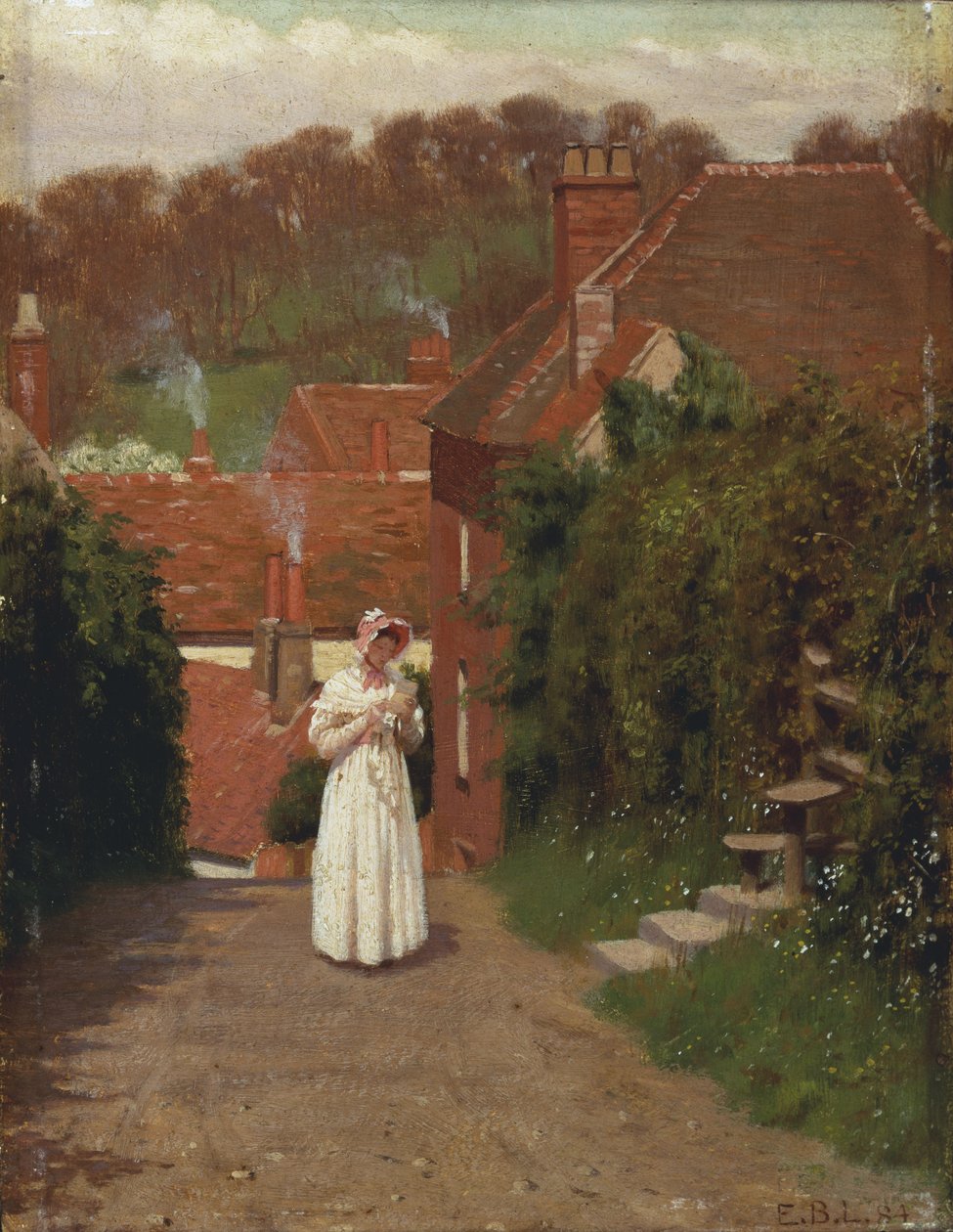 A szerelmes levél, 1884 alkotó: Edmund Blair Leighton