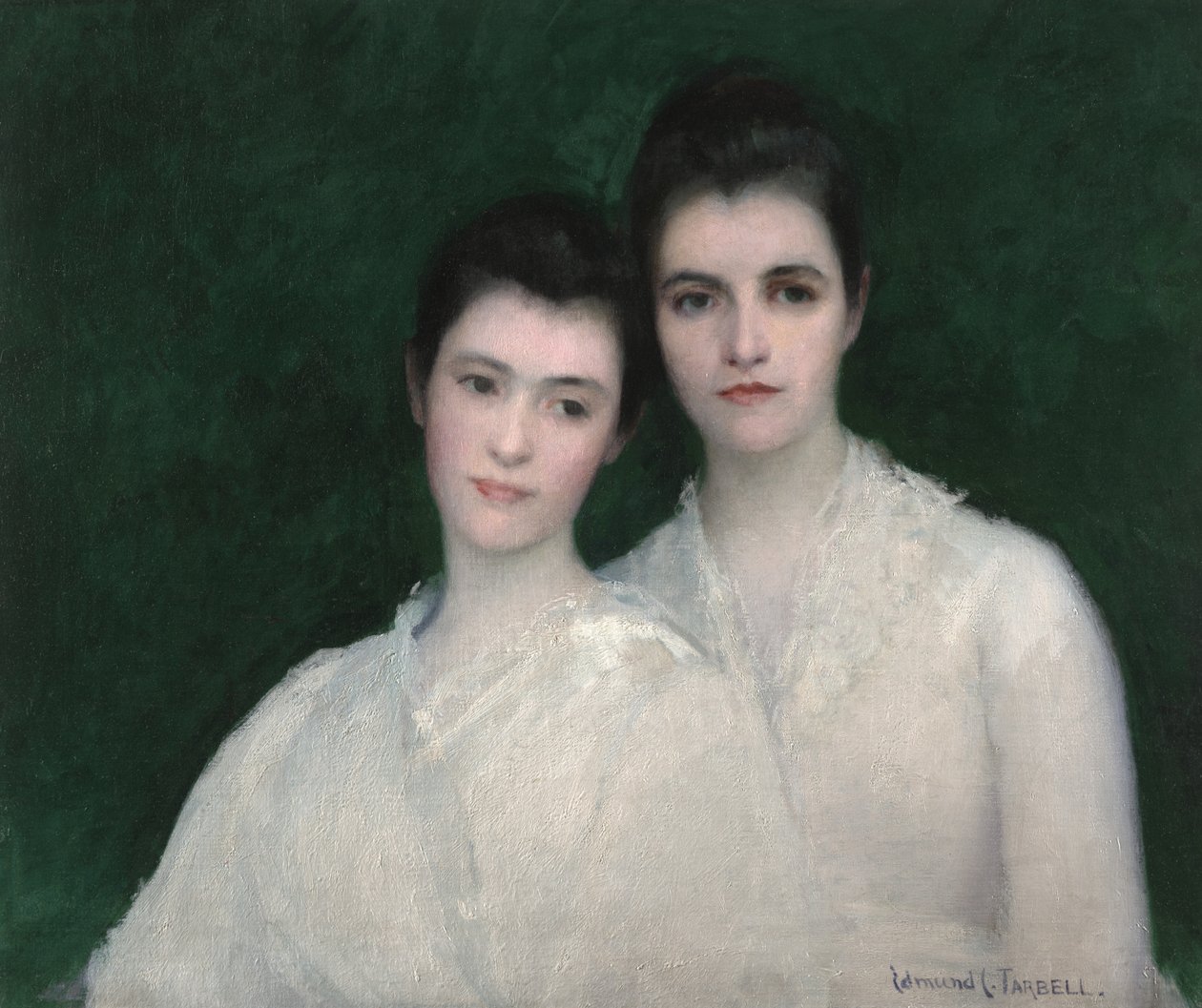 Emeline és Josephine Tarbell, 1905 körül (olaj, vászon) alkotó: Edmund Charles Tarbell
