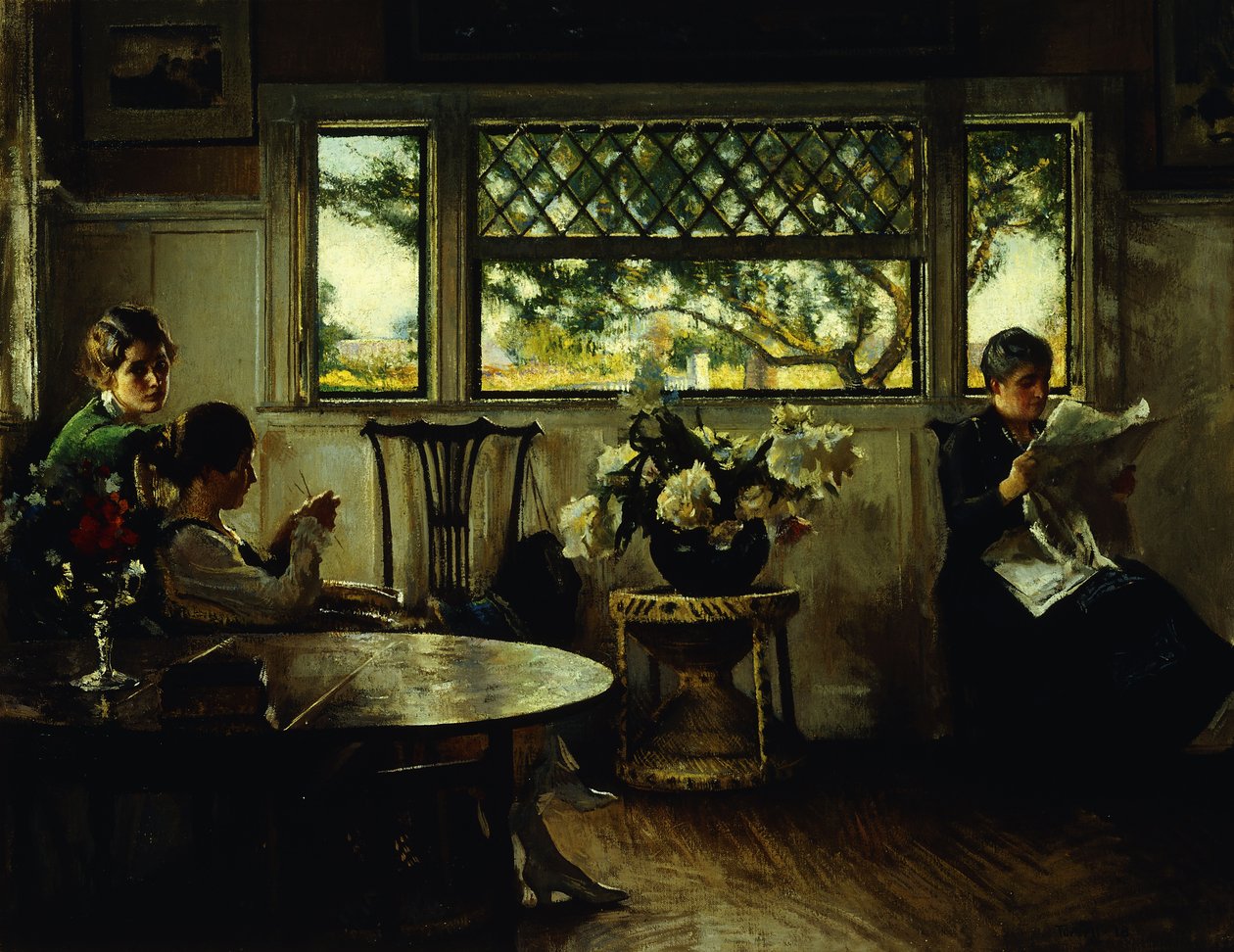 Anya, Mercie és Mary alkotó: Edmund Charles Tarbell