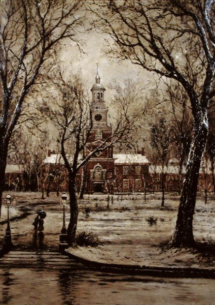Függetlenség Csarnok alkotó: Edmund Darch Lewis