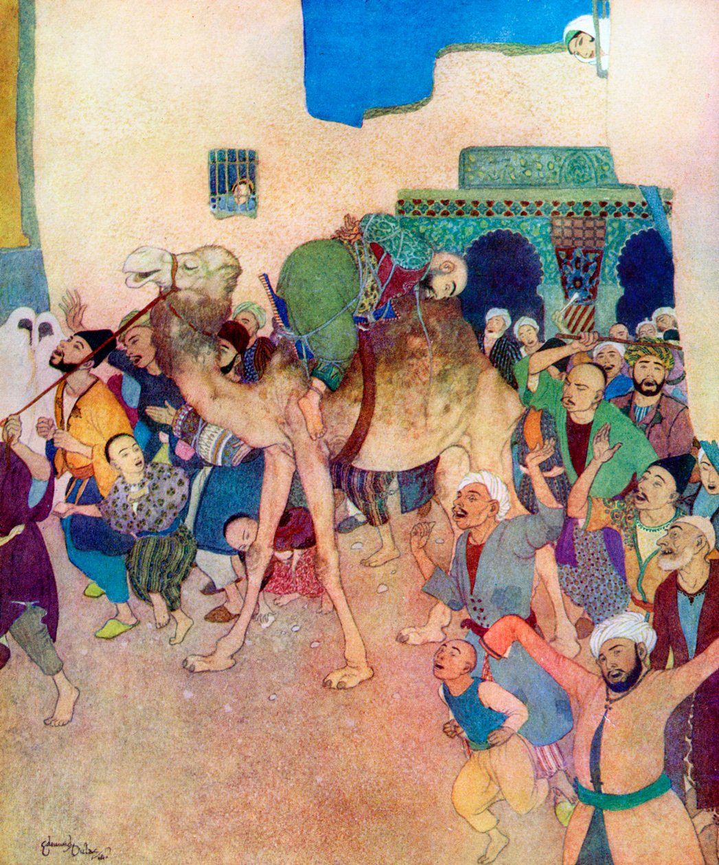 „Íme azoknak jutalma, akik más emberek ügyeibe keverednek”, 1900-1950 alkotó: Edmund Dulac