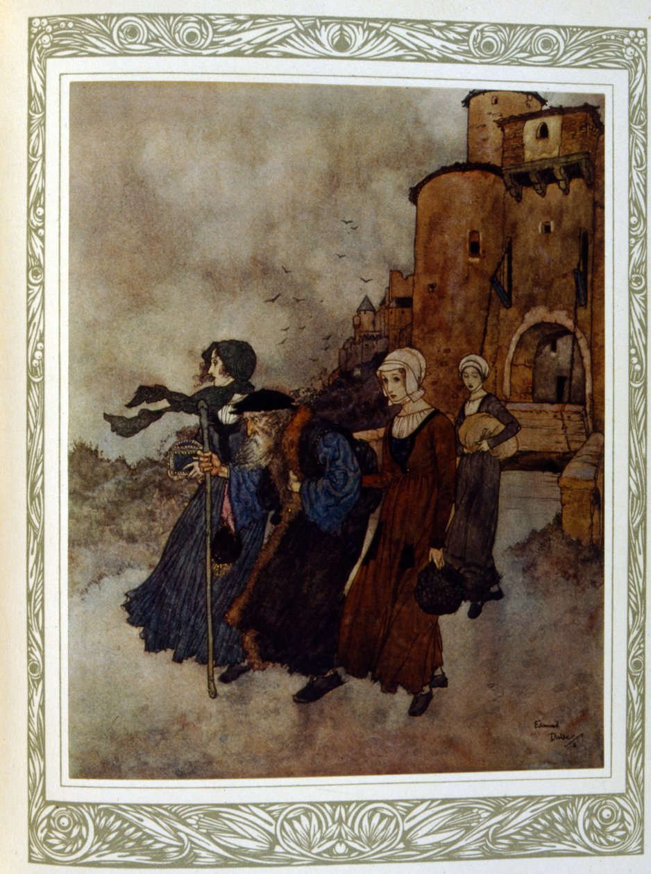 Hans Christian Andersen történeteinek francia kiadása (nyomtatás) alkotó: Edmund Dulac