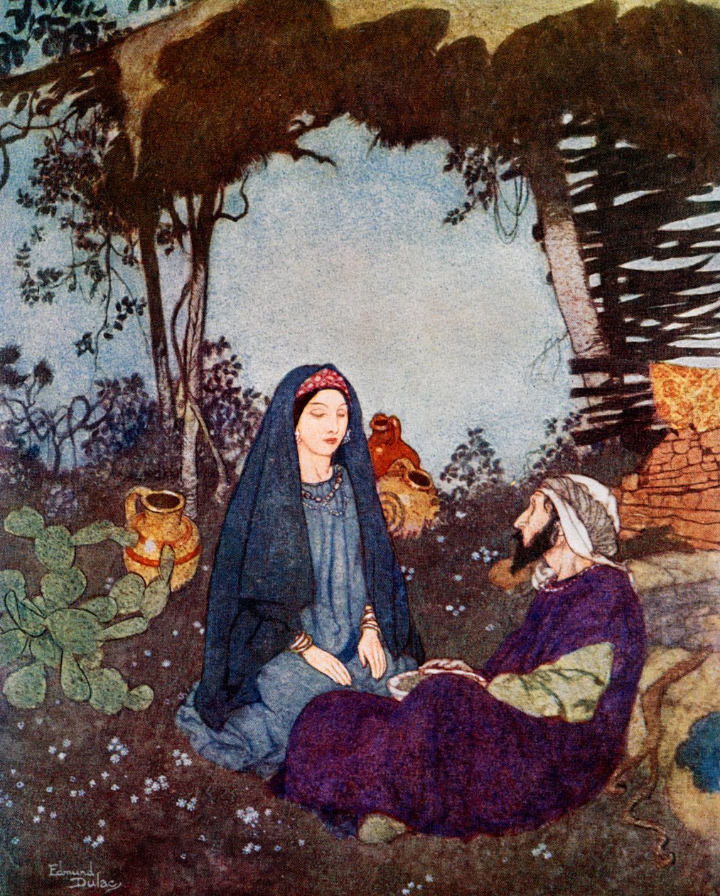 "Ha a desszert lenne az otthonom, elengedném a világot", 1900-1950 alkotó: Edmund Dulac