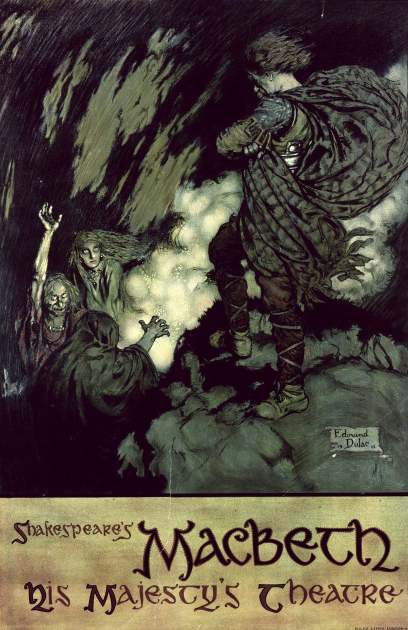 Macbeth: (színes litográfia) alkotó: Edmund Dulac