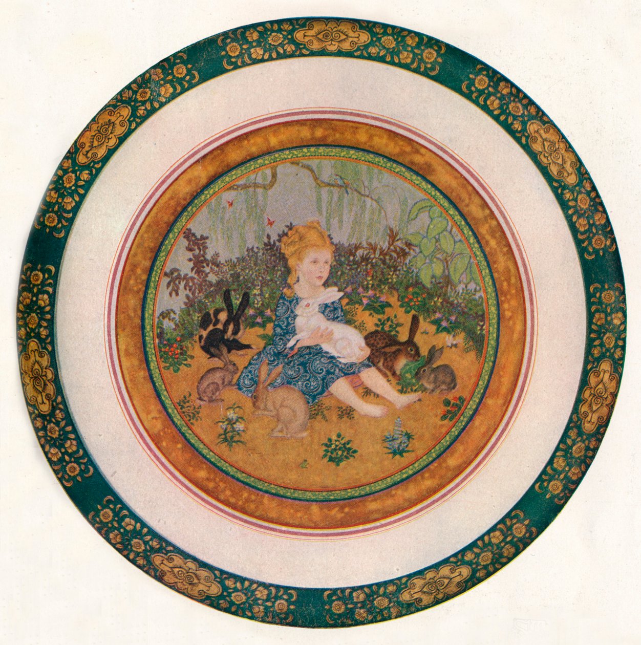 Miss Vivian St. George portréja, 1917, 1919 alkotó: Edmund Dulac