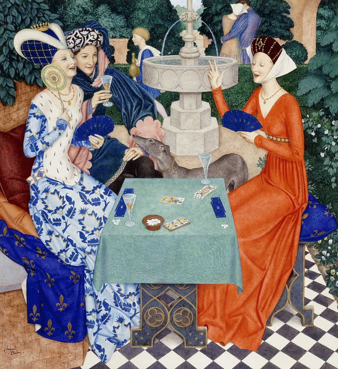 Izabella bajor királynő alkotó: Edmund Dulac