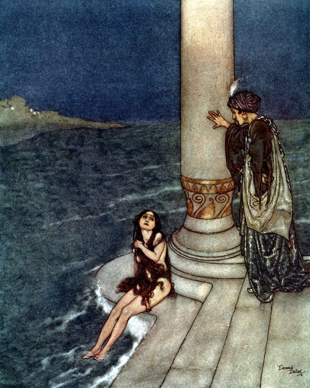 A kis hableány (litográfia) alkotó: Edmund Dulac